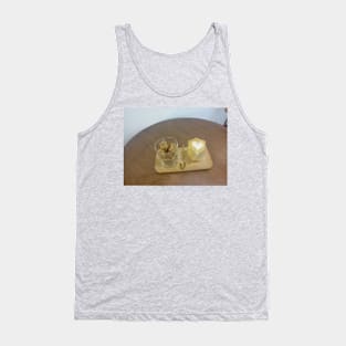 Flat white with coffee cubes Tank Top